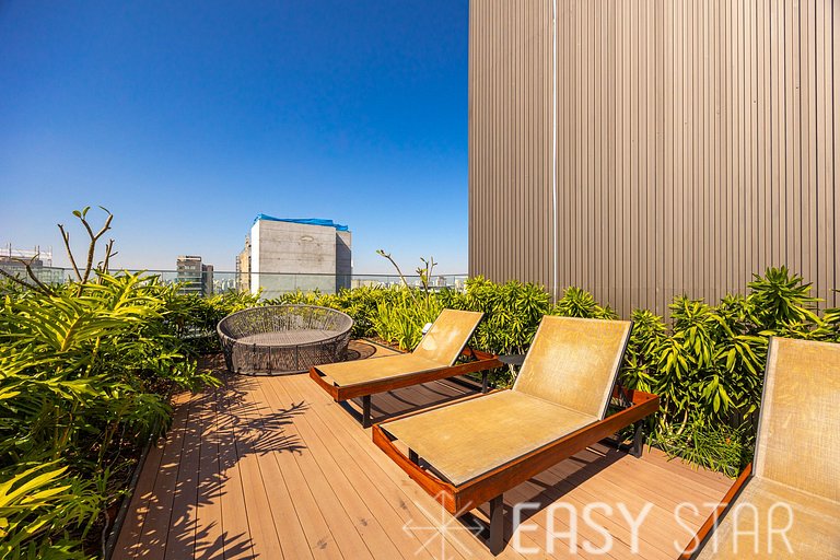 Easy Star - Charmoso studio com mezanino em Moema - SK03I