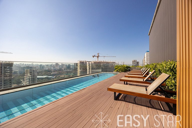 Easy Star - Charmoso studio com mezanino em Moema - SK03I