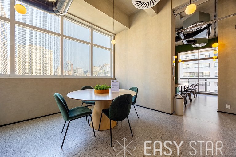 East Star - Belo Studio com mezanino em Moema - LV01I