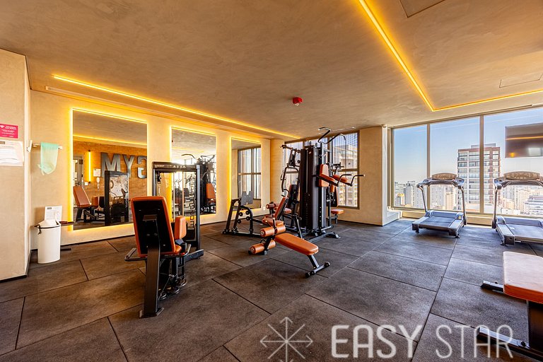 Easy Star - Charmoso studio com mezanino em Moema - SK03I