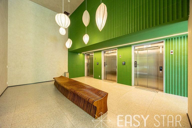 Easy Star - Fabuloso studio com mezanino em Moema - SK01I