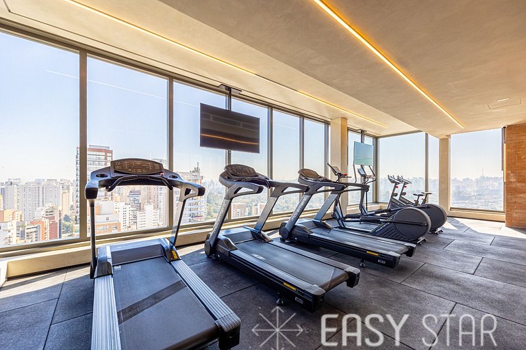 Easy Star - Charmoso studio com mezanino em Moema - SK03I