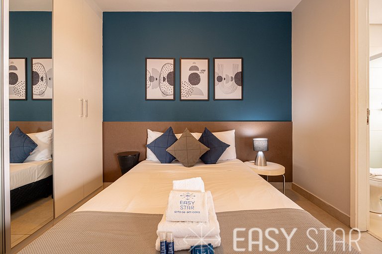 Easy Star - Studio Iluminado e com Vista, ao lado do Aeropor