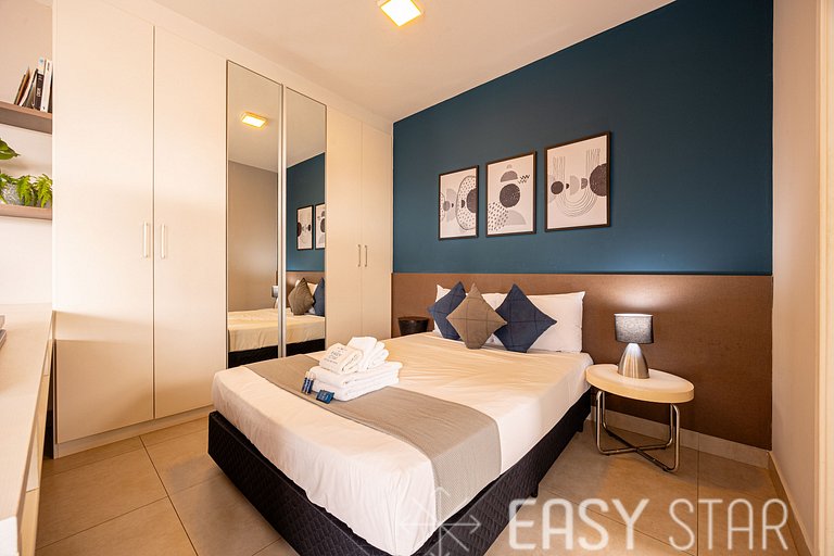 Easy Star - Studio Iluminado e com Vista, ao lado do Aeropor