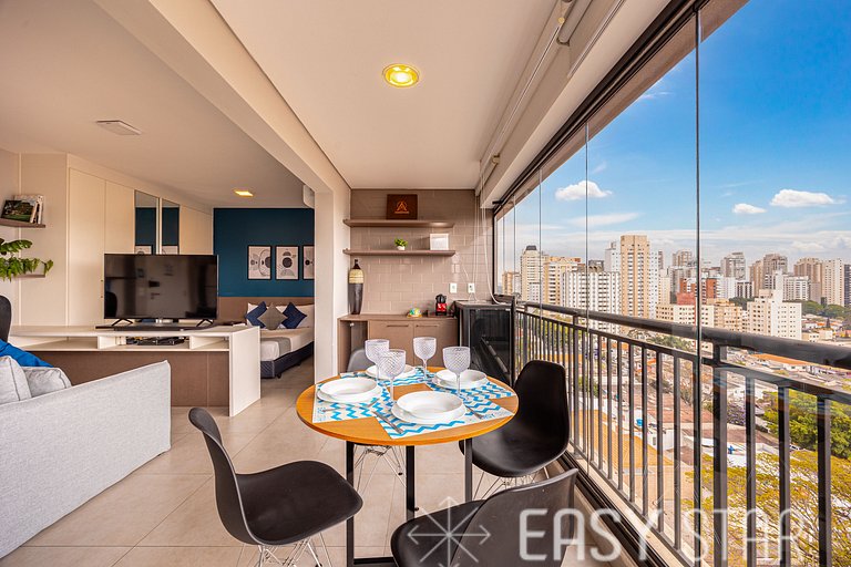 Easy Star - Studio Iluminado e com Vista, ao lado do Aeropor