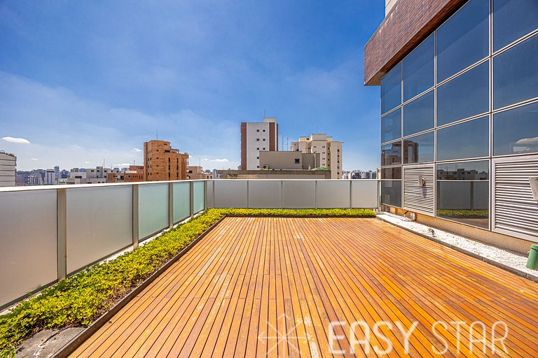 Charmoso studio com vaga no coração do Brooklin