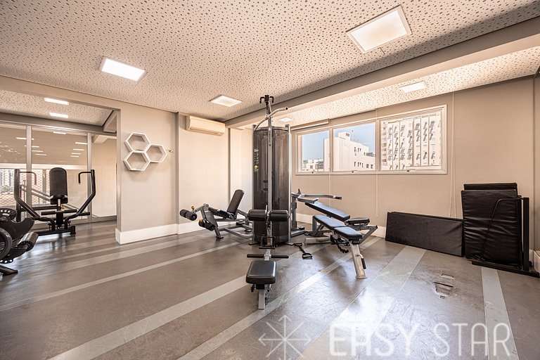 Charmoso studio com vaga no coração do Brooklin