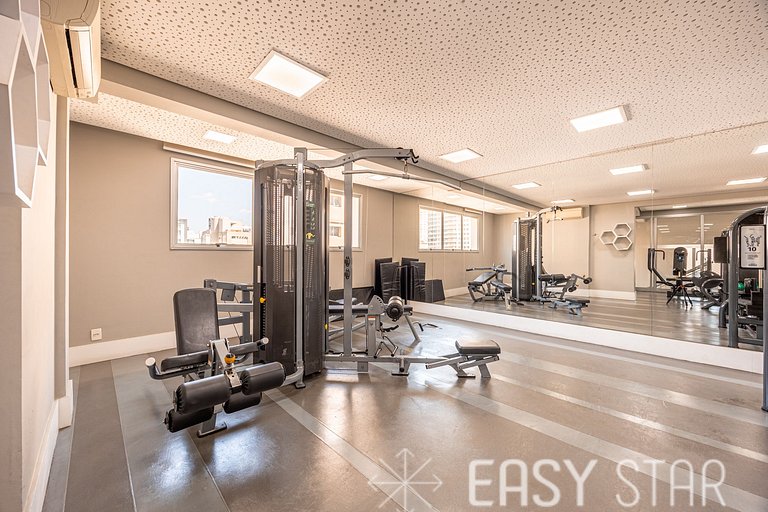 Charmoso studio com vaga no coração do Brooklin