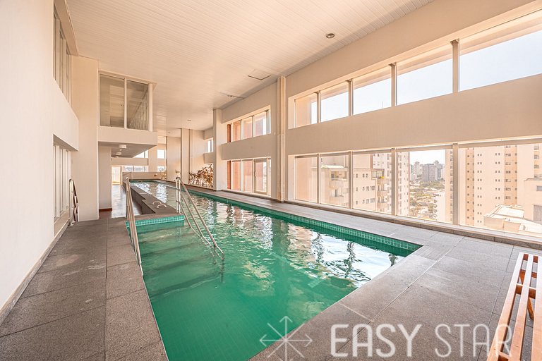 Charmoso studio com vaga no coração do Brooklin