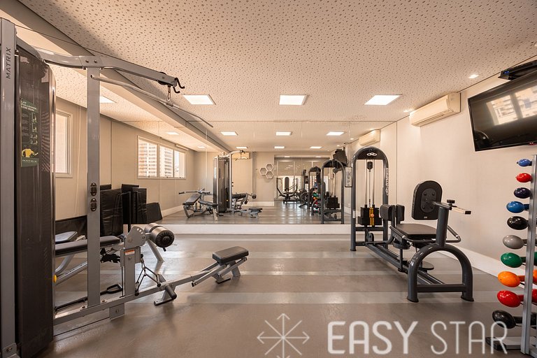 Charmoso studio com vaga no coração do Brooklin