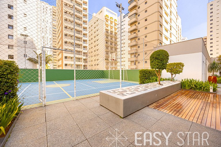 Charmoso studio com vaga no coração do Brooklin