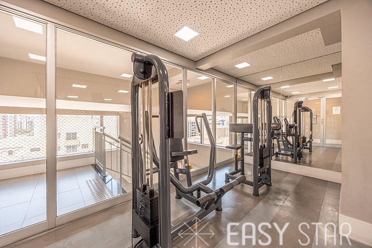 Charmoso studio com vaga no coração do Brooklin