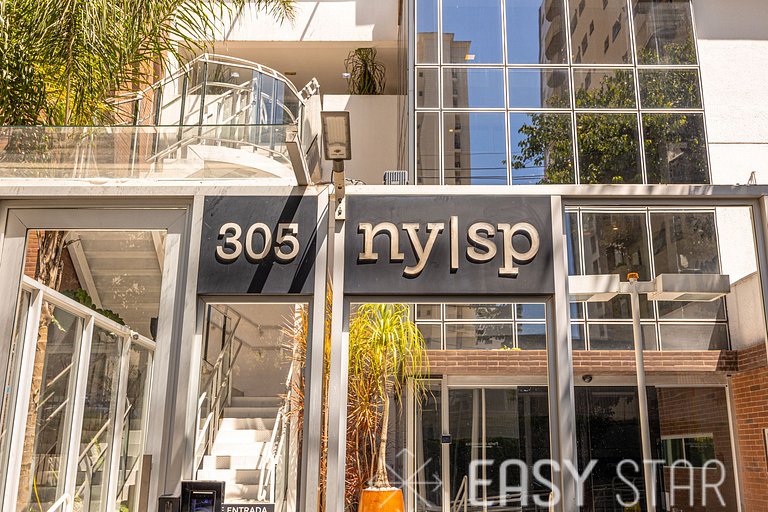 Charmoso studio com vaga no coração do Brooklin