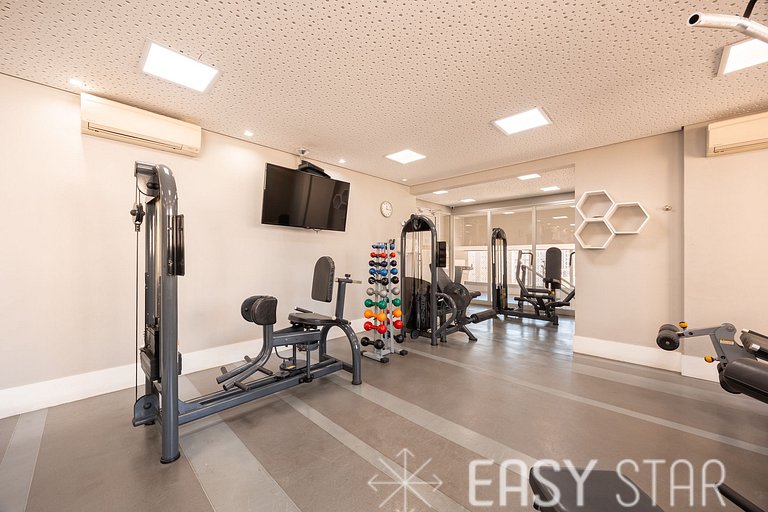 Charmoso studio com vaga no coração do Brooklin