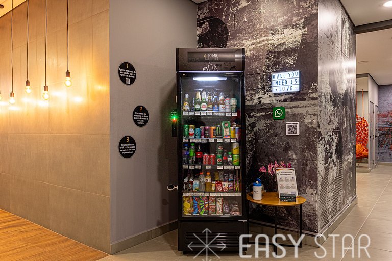 Easy Star - Lindo studio ao na avenida Vergueiro - RA03I
