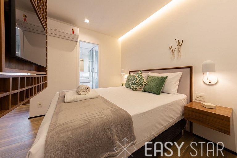Easy Star - Luxuoso Studio no Coração do Campo Belo - HC01H