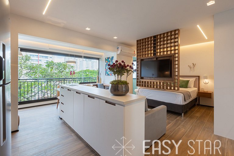 Easy Star - Luxuoso Studio no Coração do Campo Belo - HC01H