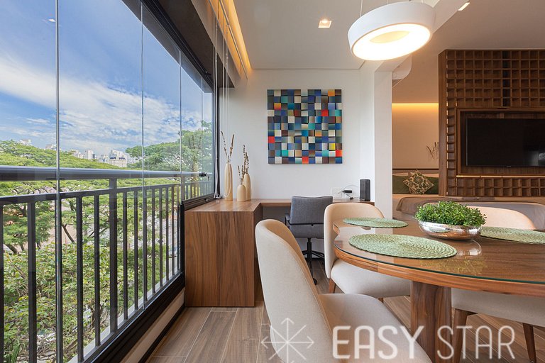 Easy Star - Luxuoso Studio no Coração do Campo Belo - HC01H