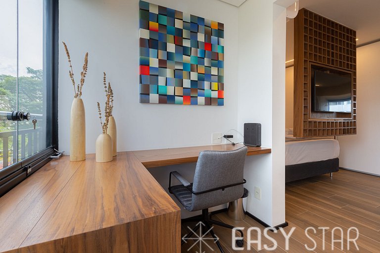 Easy Star - Luxuoso Studio no Coração do Campo Belo - HC01H