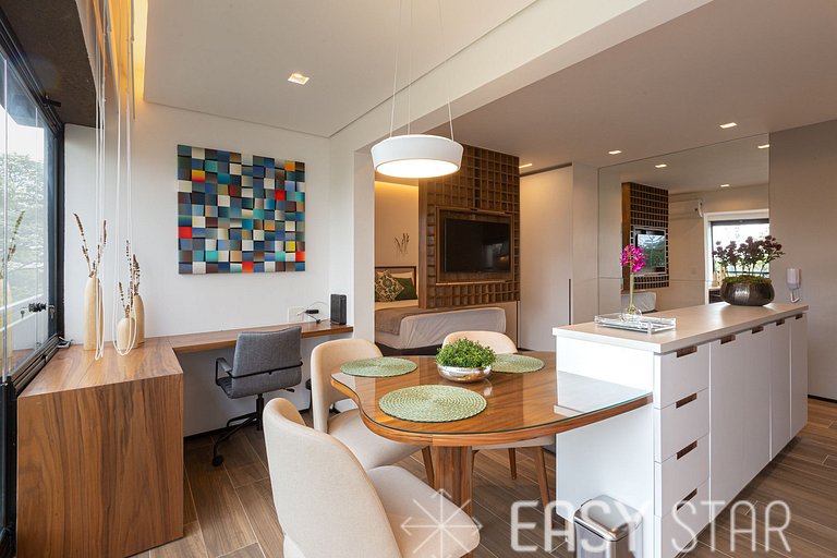 Easy Star - Luxuoso Studio no Coração do Campo Belo - HC01H