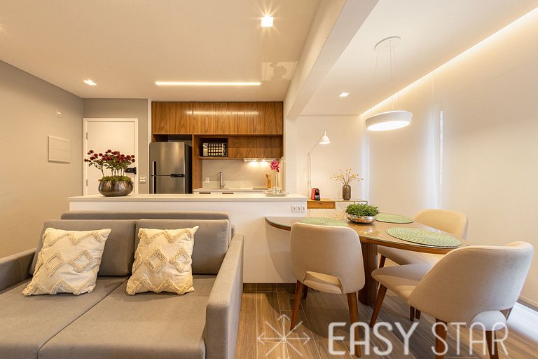 Easy Star - Luxuoso Studio no Coração do Campo Belo - HC01H