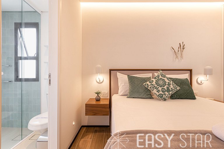 Easy Star - Luxuoso Studio no Coração do Campo Belo - HC01H