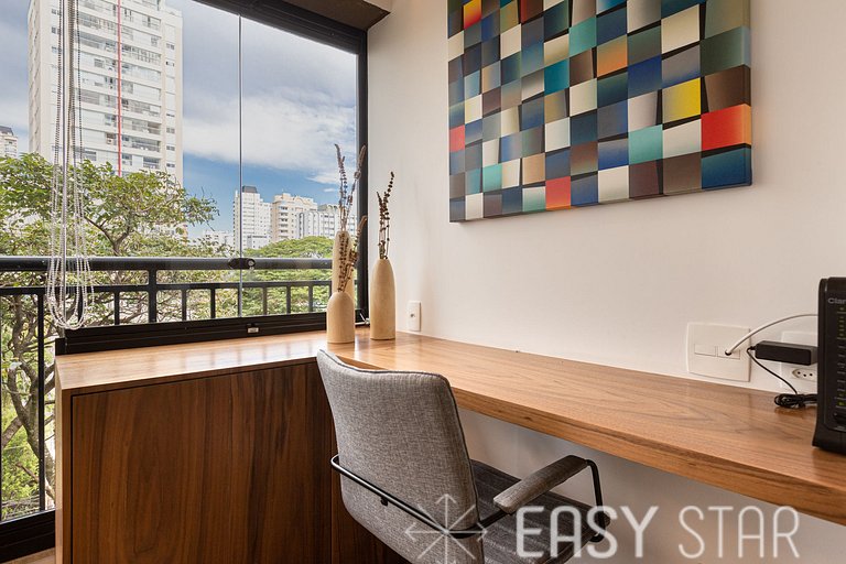 Easy Star - Luxuoso Studio no Coração do Campo Belo - HC01H