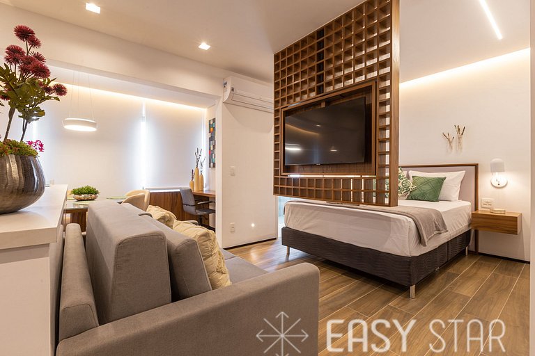 Easy Star - Luxuoso Studio no Coração do Campo Belo - HC01H