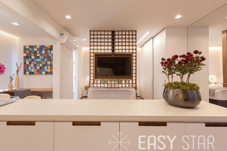 Easy Star - Luxuoso Studio no Coração do Campo Belo - HC01H