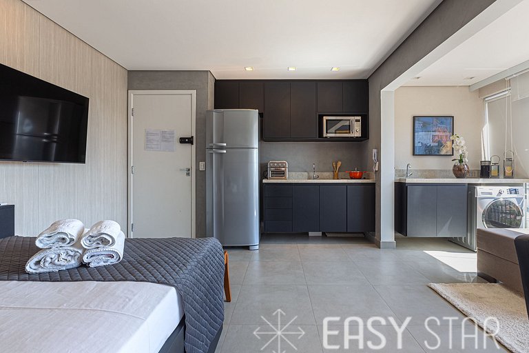 Easy Star - Espaçoso Studio ao lado do Aeroporto de Congonha