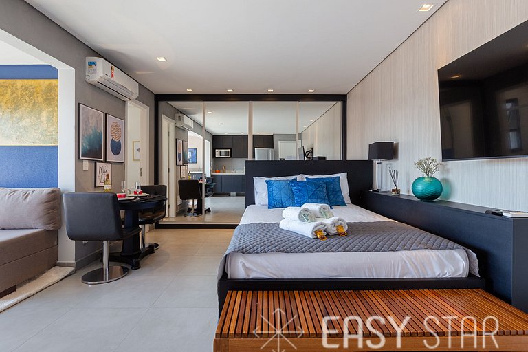 Easy Star - Espaçoso Studio ao lado do Aeroporto de Congonha