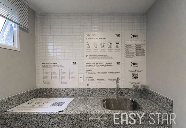 Easy Star - Lindo Studio próx.Metrô Ana Rosa - LN02H
