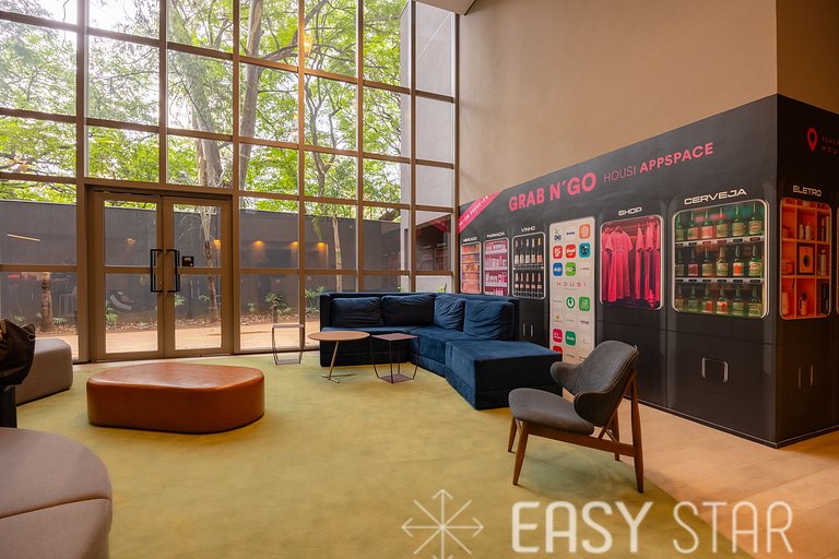 Easy Star - Studio ao lado metrô Paraíso 2 - PZ03I