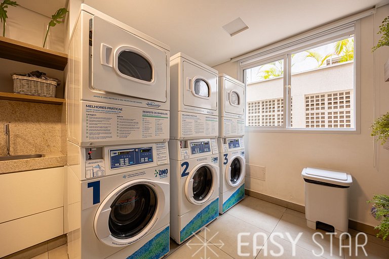 Easy Star - Belo studio C/varanda em Pinheiros - NT01I