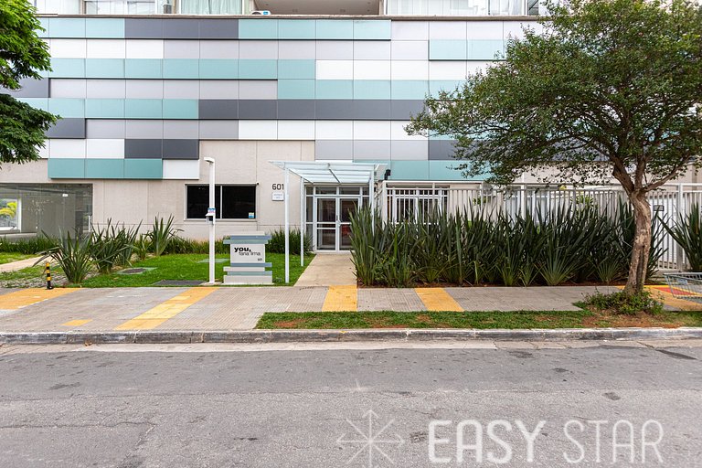 Easy Star - Belo studio C/varanda em Pinheiros - NT01I
