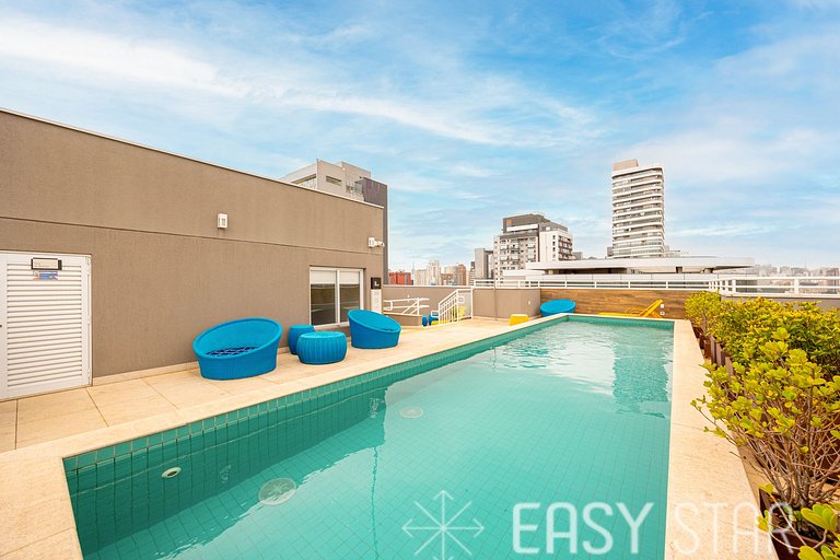 Easy Star - Studio compacto e prático ao lado Faria Lima - L