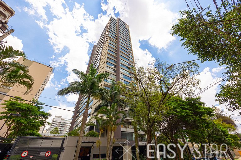 Easy Star - Belo studio C/Vaga ao lado da estação Campo Belo