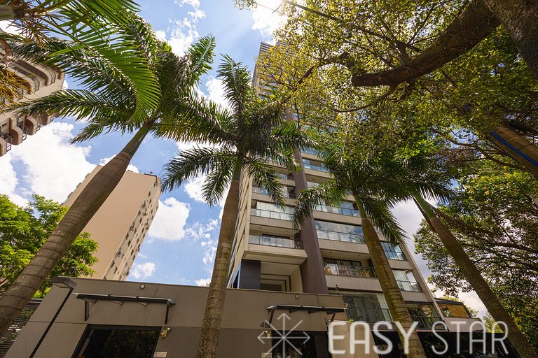 Easy Star - Belo studio C/Vaga ao lado da estação Campo Belo