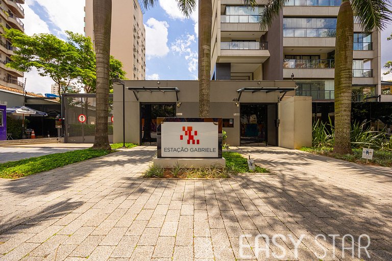 Easy Star - Belo studio C/Vaga ao lado da estação Campo Belo