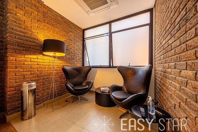 Easy Star - Belo apartamento 1 dorm. C/Vaga na Vila Madalena
