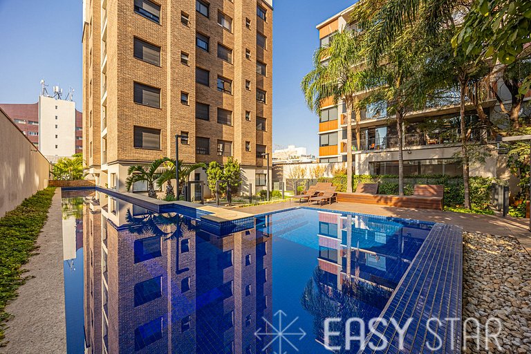 Easy Star - Belo apartamento 1 dorm. C/Vaga na Vila Madalena