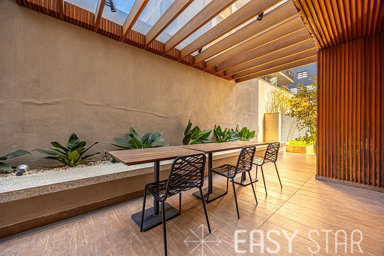 Easy Star - Belo apartamento 1 dorm. C/Vaga na Vila Madalena