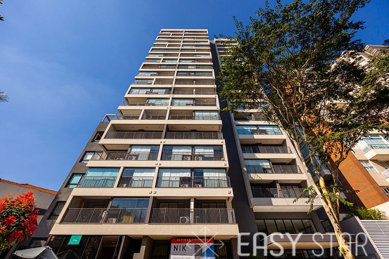 Easy Star - Bele stuidio com vista para a Vila Mariana - JB0