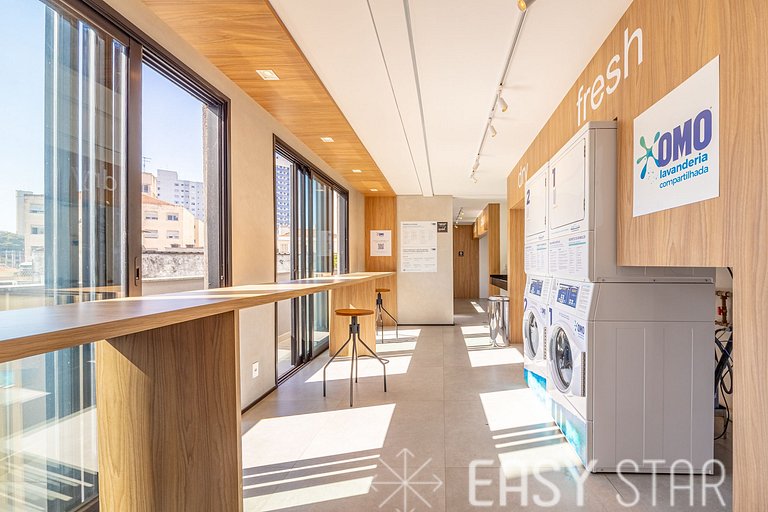 Easy Star - Studio com vista livre na Vila Mariana - JB03I