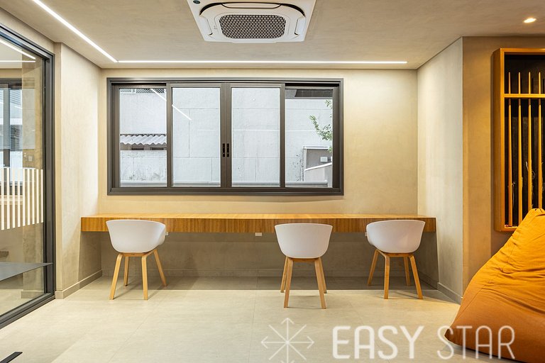 Easy Star - Charmoso studio na rua Pamplona - MD01I