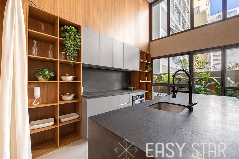 Easy Star - Lindo studio em Pamplona ao lado da Av. Paulista