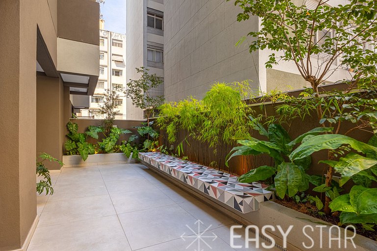 Easy Star - Lindo studio em Pamplona ao lado da Av. Paulista