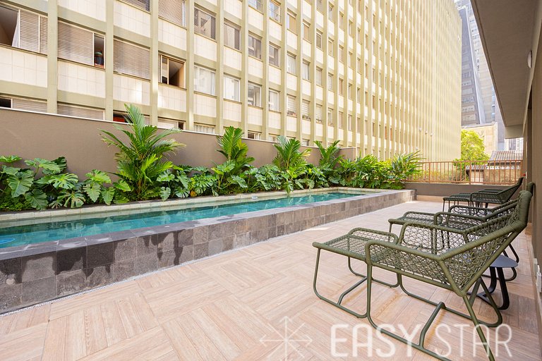 Easy Star - Lindo studio em Pamplona ao lado da Av. Paulista