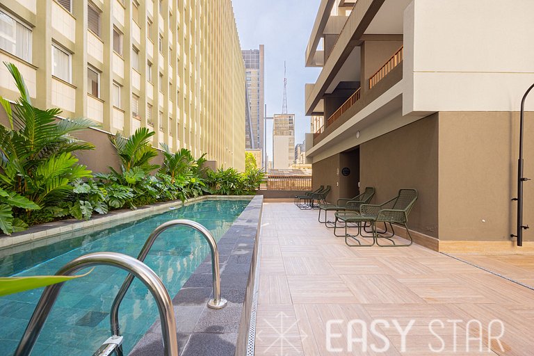 Easy Star - Lindo studio em Pamplona ao lado da Av. Paulista