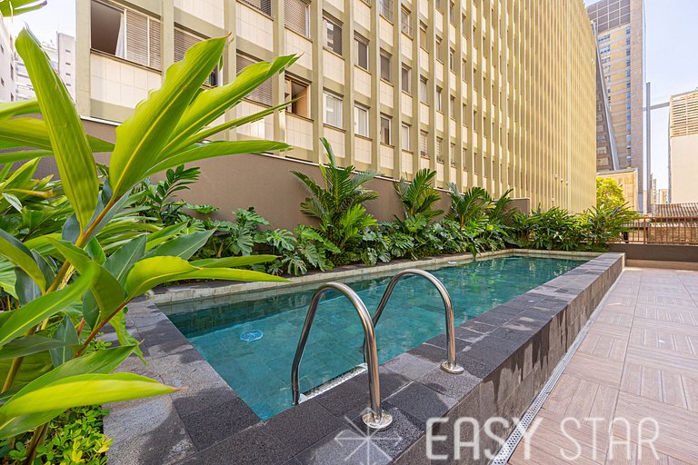 Easy Star - Lindo studio em Pamplona ao lado da Av. Paulista